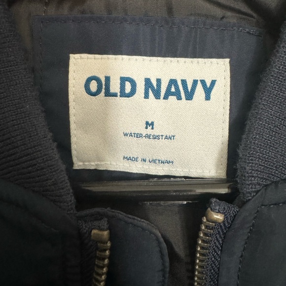 Men's Old Navy Water-Resistant Zip Bomber Jacket - size M - Picture 4 of 4